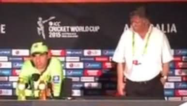 Misbah-ul-Haq Press Conference After Winning Match From Zimbabwe - 1st March 2015