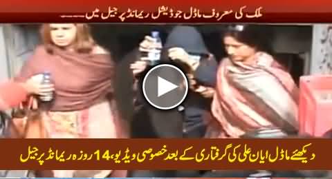 Model Ayan Ali Sent To Jail On 14 Days Remand, Special Video Of Ayyan Ali After Arrest