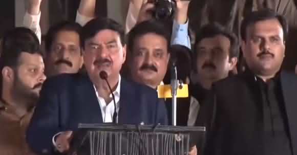 Modi If You Continue Making Trouble For Kashmir's Than Pakistan Will Make Trouble For Whole India - Sheikh Rasheed Dabang Speech At Nation Day