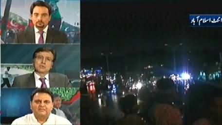 Moeed Pirzada Telling His Eye Witness View of PTI Azadi March