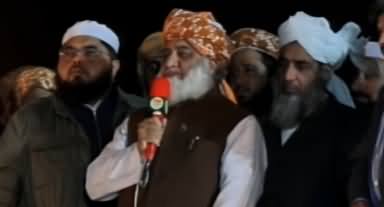 Molvi Fazlur Rehman's Complete Speech In Azadi March Today - 11th November 2019