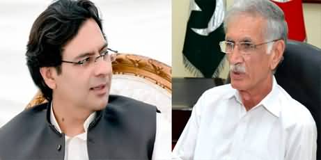 Moonis Elahi's response on Pervez Khattak's statement