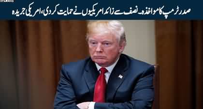 More than half of Americans support impeachment of President Trump - US journal