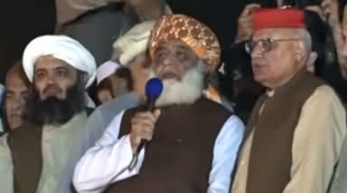 Moulana Fazlur Rehman Complete Speech at Azadi March Jalsa Day 2 - 2nd November 2019