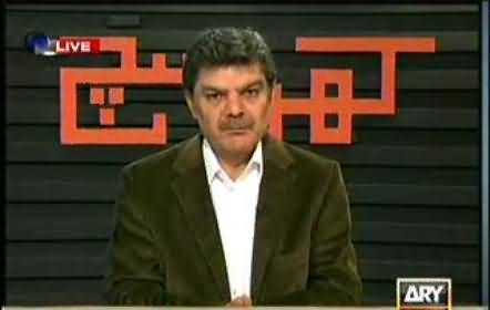 Mubashir Luqman angry at his own channel ARY on broadcasting bollywood news