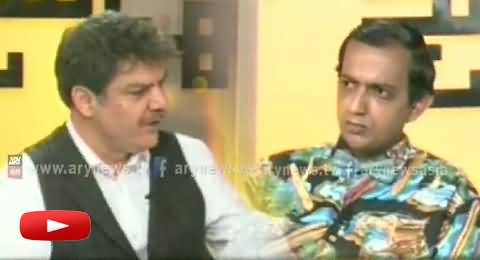 Mubashir Luqman Badly Insults Mir Shakeel ur Rehman Using His Dummy in Kharra Sach