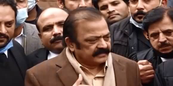 Mujh Per Heroin Ka Case Dala, Ye Peetay Khud Hain Aur Cases Hamaray Khilaf Banatay Hain - Rana Sanaullah Media Talk