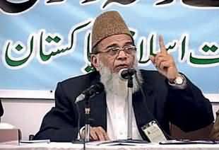 Munawar Hassan writes a letter to PM Nawaz Sharif to take notice on Army's Interference in Politics