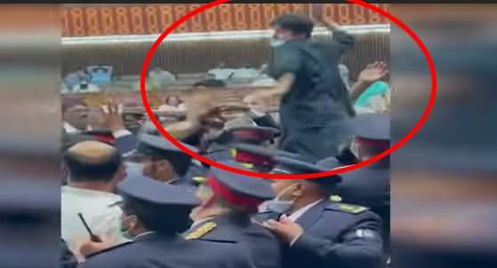 Murad Saeed In Action Against Opposition in National Assembly