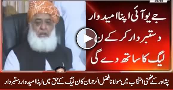 NA-4 By-Poll: Maulana Fazal ur Rehman Agreed to Withdraw His Candidate in Favour of PMN