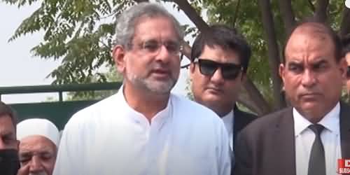 NAB Wants to Alter Loyalties of Politicians - Shahid Khaqan Abbasi Accuses NAB