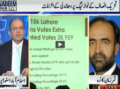 Nadeem Malik Live Part-1 (Imran Khan's Allegations of Rigging on PMLN) - 28th November 2014