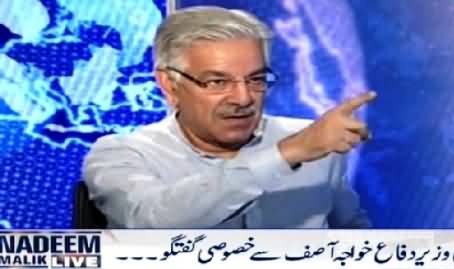 Nadeem Malik Live (Khawaja Asif Exclusive Interview) – 22nd June 2015