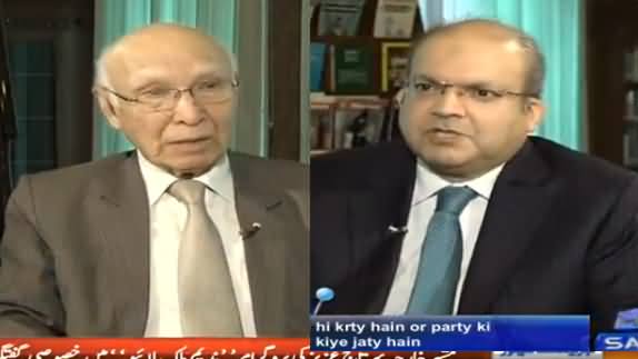 Nadeem Malik Live (Sartaj Aziz Exclusive Interview) - 20th June 2016