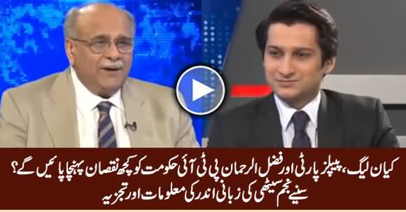 Najam Sethi Analysis on PMLN, PPP, Fazal ur Rehman Movement Against PTI