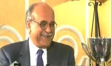 Najam Sethi Giving His Response to the Allegations of 35 Punctures by PTI