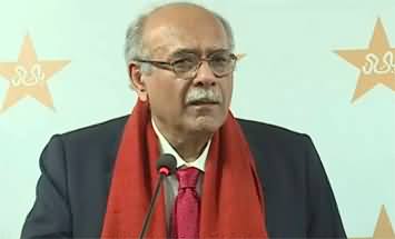 Najam Sethi's tweet: tenders resignation as Chairman PCB