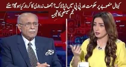 Najam Sethi's views on deadlock between PMLN & PPP on canals issue
