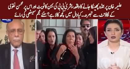 Najam Sethi's views on egg attack on Aleema Khan