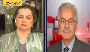 Nasim Zehra @ 8 (Exclusive Talk with Khawaja Asif) - 20th July 2022