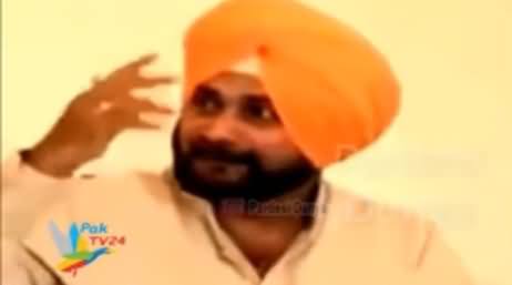 Navjot Singh Sidhu Loss His Temper to Indian Media About Meeting Pakistan Army Chief