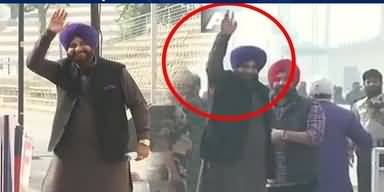 Navjot Singh Sidhu reaches Lahore to attend Kartarpur border opening ceremony