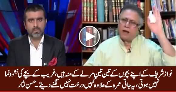 Nawaz Sharif Ke Apne Bachon Ke 3, 3 Marle Ke Munh Hain - Hassan Nisar