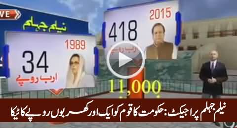 Neelum Jehlum Power Project: PMLN Govt Ka Pakistani Awaam Ko Sab Se Bara Teeka