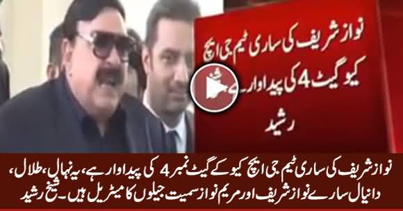 Nehal, Talal Aur Daniyal Saare Nawaz Sharif Aur Maryam Samait Jailon Ka Material Hain - Sheikh Rasheed