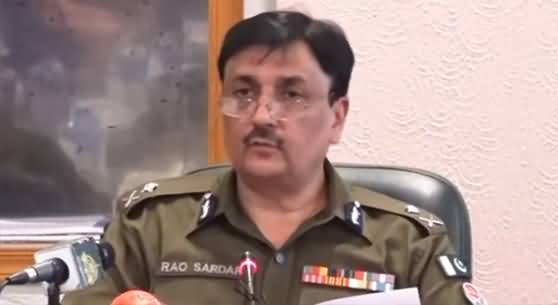 New IG Punjab Rao Sardar's First Press Conference - 8th September 2021