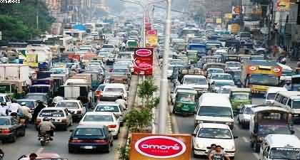 New Record: How many vehicles entered in Lahore in last 3 days?