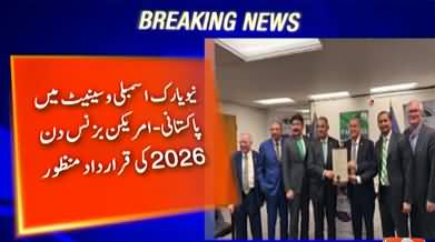 New York Assembly & Senate Pass Resolution for Pakistani-American Business Day 2026