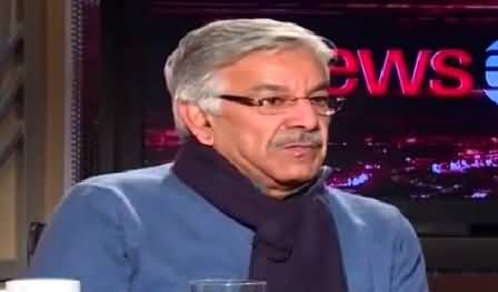 News Eye (Khawaja Asif Exclusive Interview) - 12th January 2015