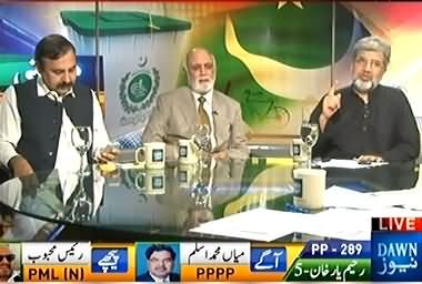 News Eye (Pakistan Mein Jamoriyat Ka Ek Aur Marhala Tamam Ho Gya - Ansar Abbasi, Haroon ur Rasheed, Hanif Abbasi as Guests) - 22nd August 2013