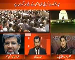 News Hour (Supreme Court Karachi Mein Aman Kay Liye Koshan Hai) - 19th September 2013