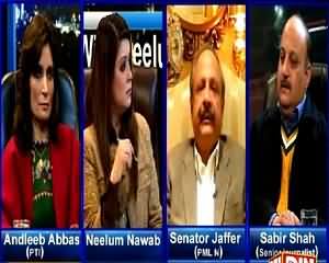 News Night With Neelum Nawab (Shortage of Petrol in Punjab) - 17th January 2015