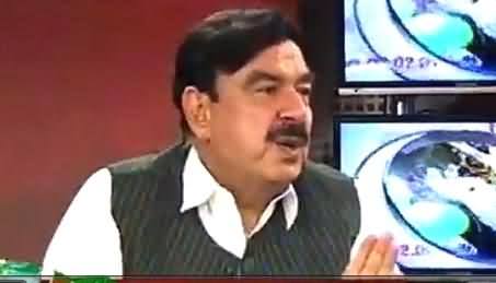 News Point (Sheikh Rasheed Ahmad Exclusive Interview) - 22nd April 2015