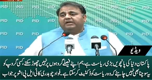 No Group Can Dictate Government of Pakistan - Fawad Chaudhry Warns TLP
