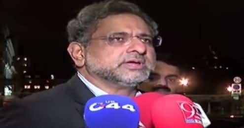 No Minus Nawaz Formula - PM Shahid Khaqan Abbasi Media Talk in London