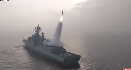North Korea tests cruise missile from new naval destroyer