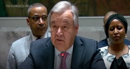 Now is the time for maximum restraint - UN Chief's response on Iran Israel conflict