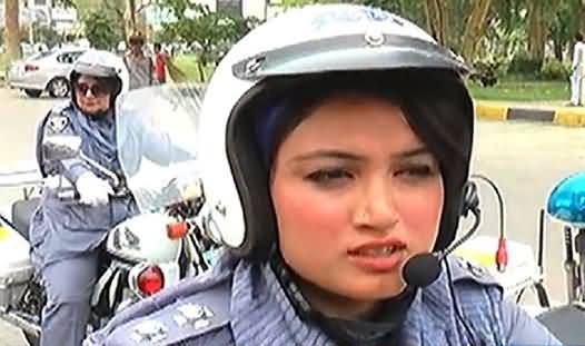 Now Lady Traffic Wardens Will Control the Traffic of Lahore