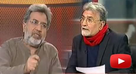 Nusrat Javed Called Ansar Abbasi Papaye Pakistan and Certificate Issuing Authority of Islam