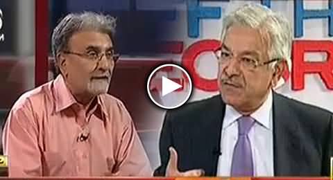 Nusrat Javed is an Ideological Journalist - Khawaja Asif Praising Nusrat Javed