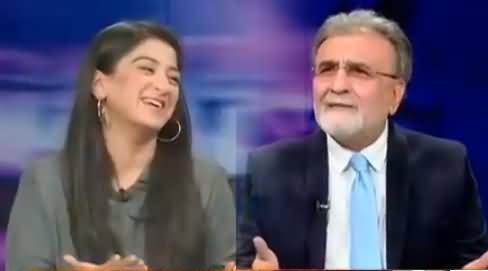 Nusrat Javed Making Fun of Waseem Badami on Reconciling Veena & Asad Issue