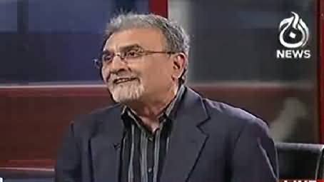 Nusrat Javed Protesting Against the Conviction of 11 Years For Gullu Butt