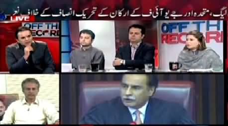 Off The Record (PTI Faces Go Imran Go & Shame Shame Slogans in Parliament) – 6th April 2015