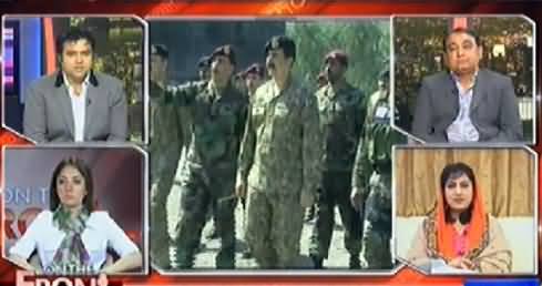 On The Front (Army Chief Raheel Sharif Ka Hakumat Ko Sakht Paigham) – 7th April 2014