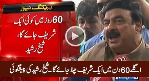 One Sharif Will Go Home in Next 60 Days - Sheikh Rasheed Predicts