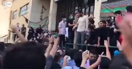 Ongoing protests in Tehran streets after the death of woman in police custody